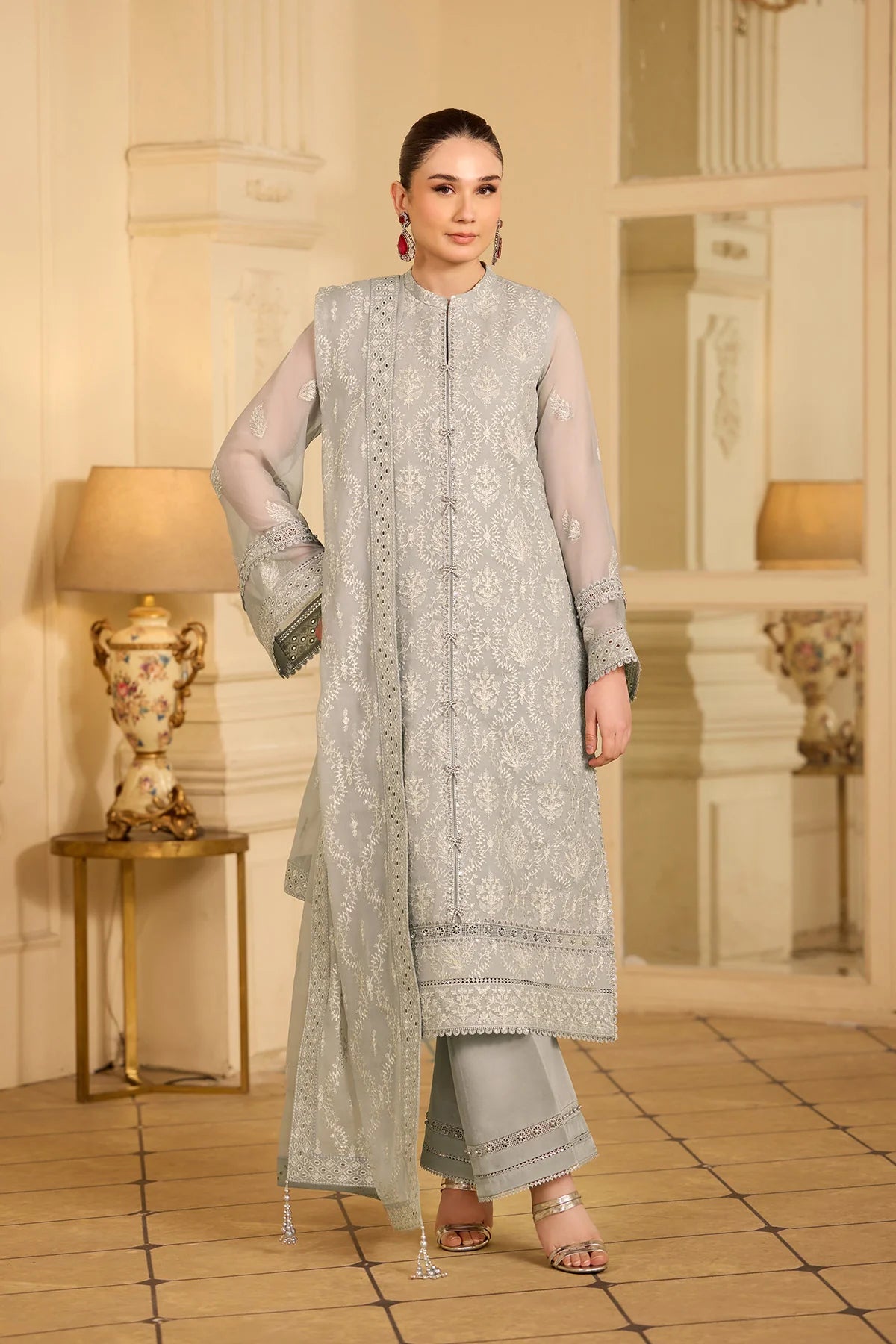 Ezza Collection Alizeh Formals | Chiffon Collection 2026 || AF-CH-2255-Ezza ...