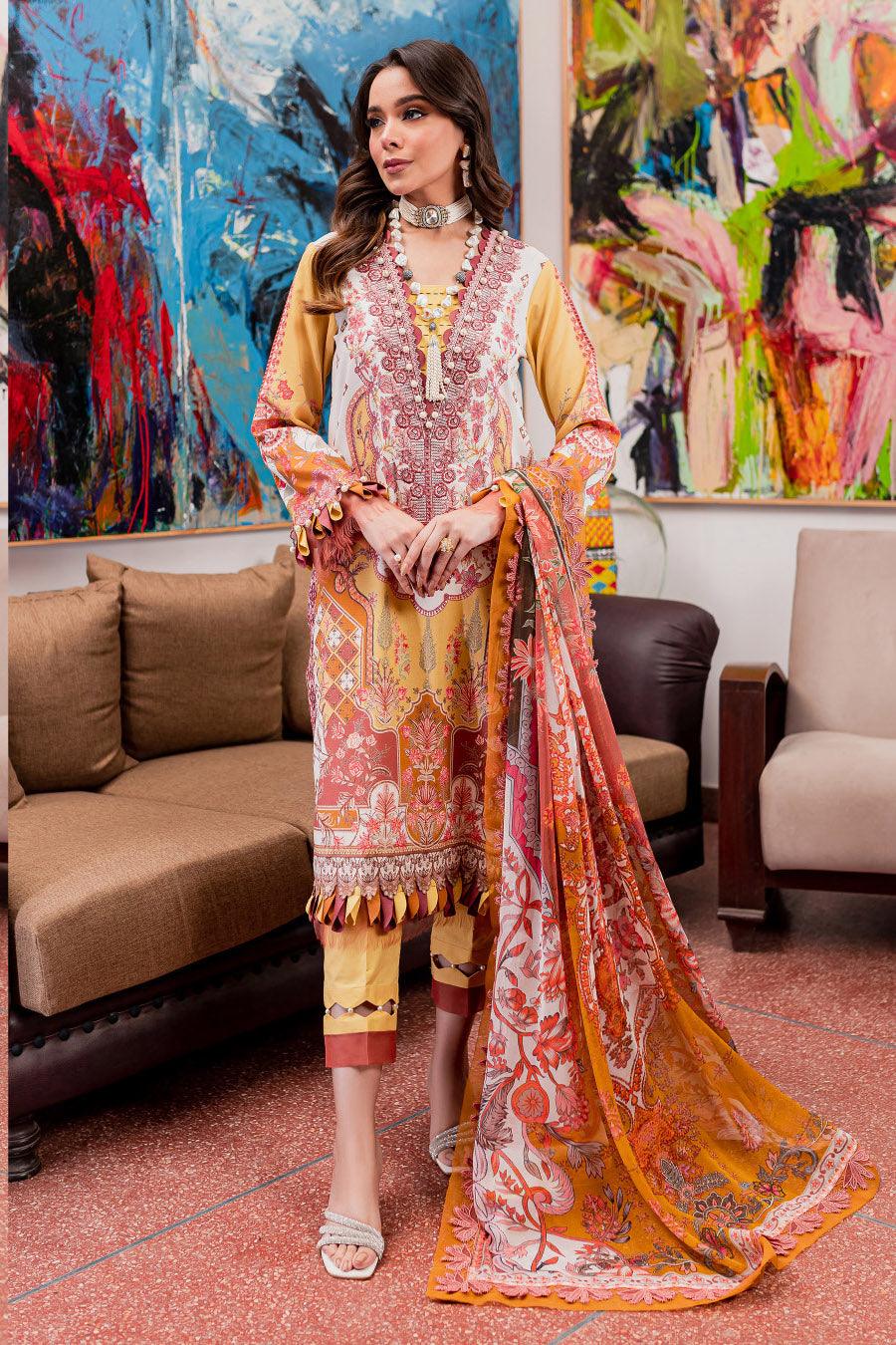 Jade Bliss Lawn Collection Vol - III | BL-20192 B
