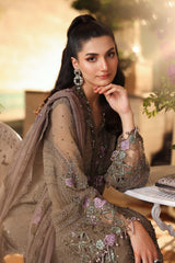 Maria B Chiffon Collection | Chiffons 2026 | MPC-26-102-Muted Mocha Brown