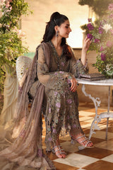 Maria B Chiffon Collection | Chiffons 2026 | MPC-26-102-Muted Mocha Brown