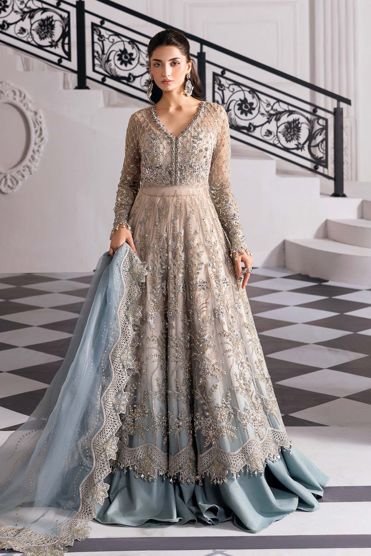 MARIA B Mbroidered Collection 2025 | BD-3002
