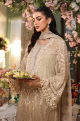 Maria B Chiffon Collection | Chiffons 2026 | MPC-26-103-Olive Gold