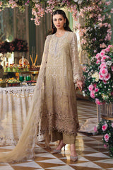 Maria B Chiffon Collection | Chiffons 2026 | MPC-26-103-Olive Gold