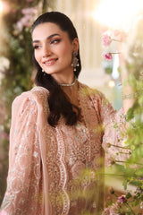Maria B Chiffon Collection | Chiffons 2026 | MPC-26-104-Peach Pink