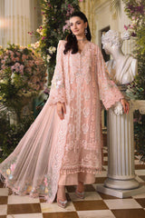 Maria B Chiffon Collection | Chiffons 2026 | MPC-26-104-Peach Pink