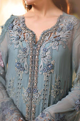 Maria B Chiffon Collection | Chiffons 2026 | MPC-26-106-Slate Blue