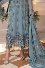 Maria B Chiffon Collection | Chiffons 2026 | MPC-26-106-Slate Blue