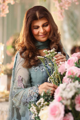Maria B Chiffon Collection | Chiffons 2026 | MPC-26-106-Slate Blue