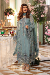 Maria B Chiffon Collection | Chiffons 2026 | MPC-26-106-Slate Blue