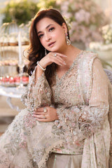 Maria B Chiffon Collection | Chiffons 2026 | MPC-26-107-Ivory Beige