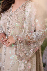 Maria B Chiffon Collection | Chiffons 2026 | MPC-26-107-Ivory Beige