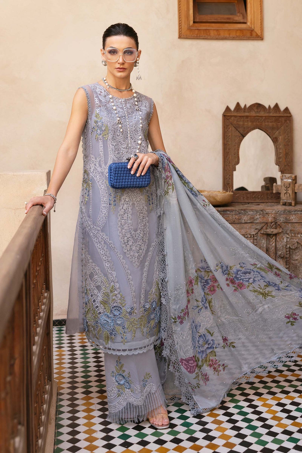 MARIA B Luxury Lawn 2025 | D-2509-B