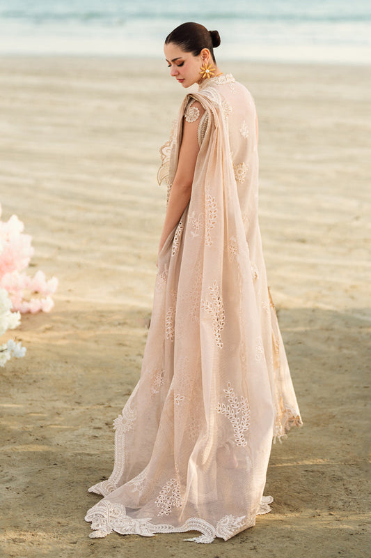 Qalamkar Luxury Lawn | Sahil 2025 | FK-01 SOPHIA