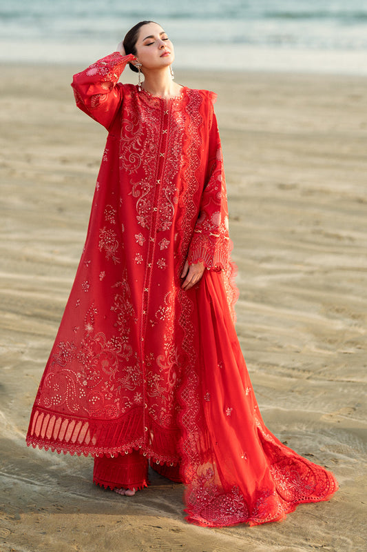 Qalamkar Luxury Lawn | Sahil 2025 | FK-07 BELLA