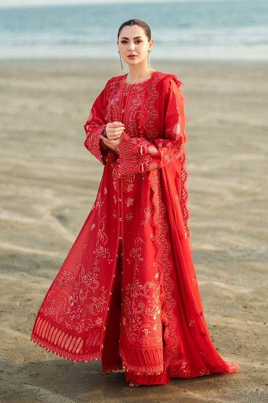 Qalamkar Luxury Lawn | Sahil 2025 | FK-07 BELLA