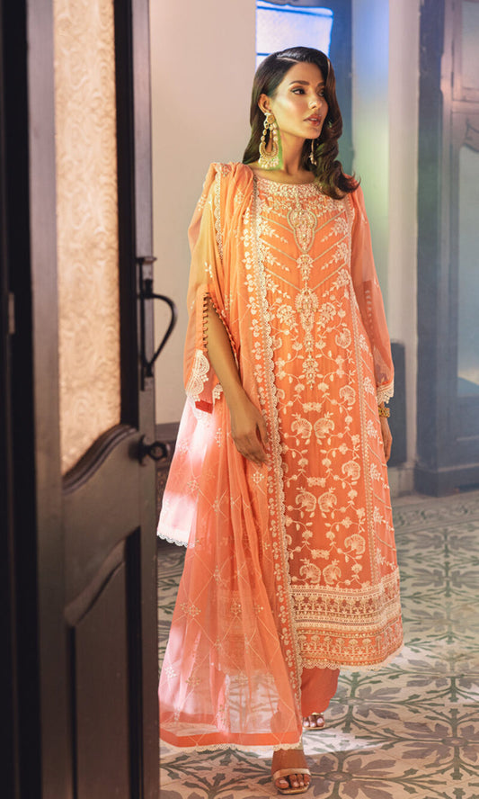 Jahan Ara Embroidered Chiffon 2024 by Shamooz