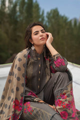 Charizma C-Prints Unstitched Linen Collection CPW6-04– detail view 3