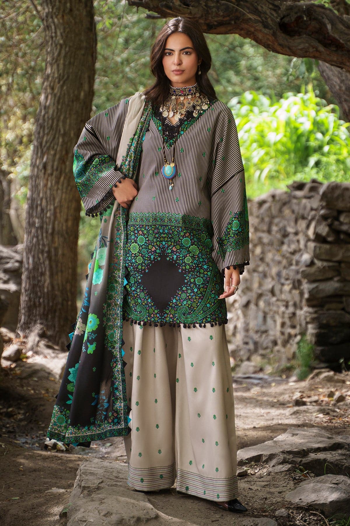 Charizma C-Prints Unstitched Linen Collection CPW6-05