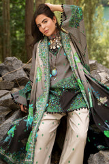 Charizma C-Prints Unstitched Linen Collection CPW6-05– detail view 5