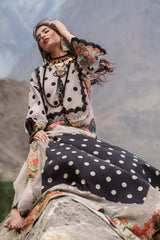 Charizma C-Prints Unstitched Linen Collection CPW6-07– detail view 5