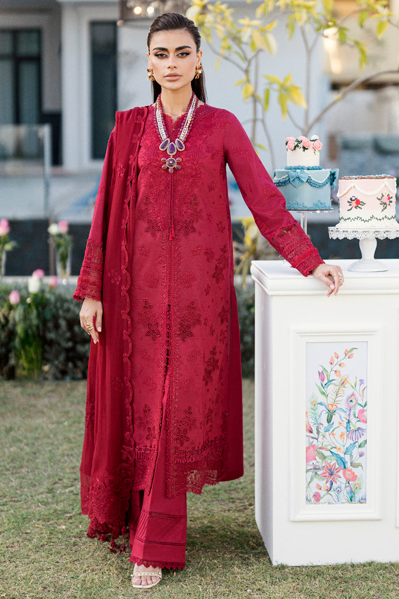 Qalamkar Eid Collection | Chikankari Lawn 2025 | CS-02