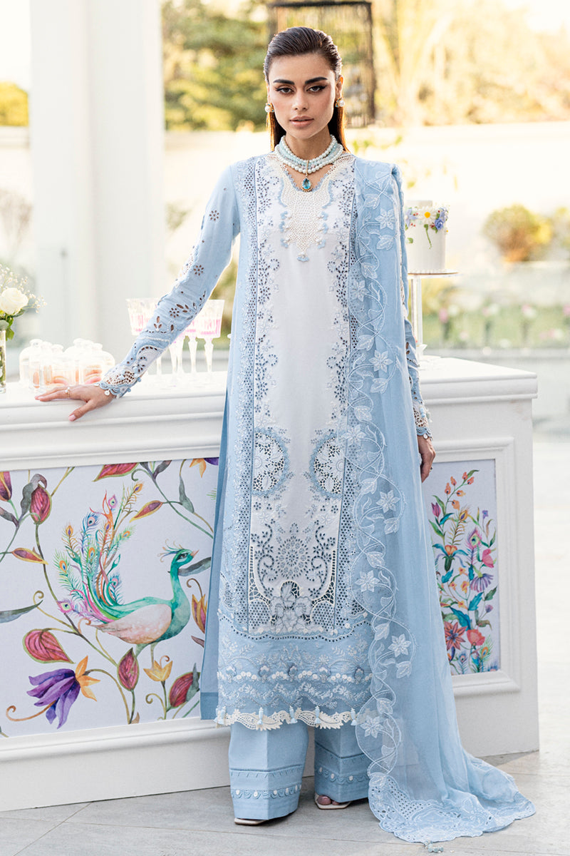 Qalamkar Eid Collection | Chikankari Lawn 2025 | CS-01