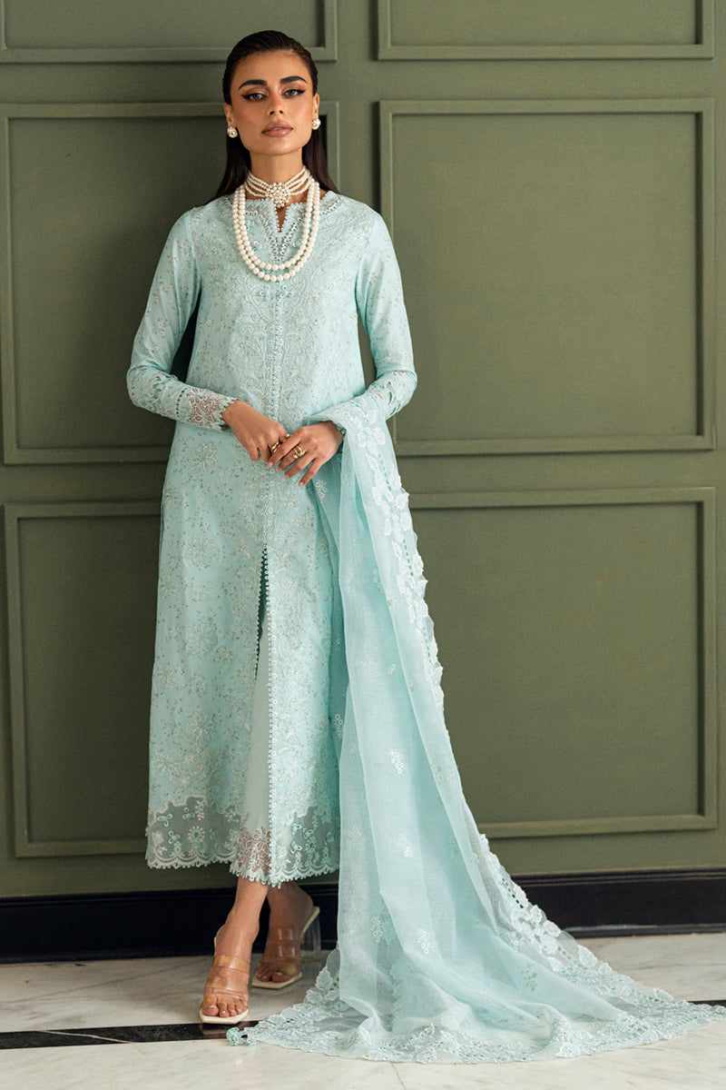 Qalamkar Eid Collection | Chikankari Lawn 2025 | CS-06