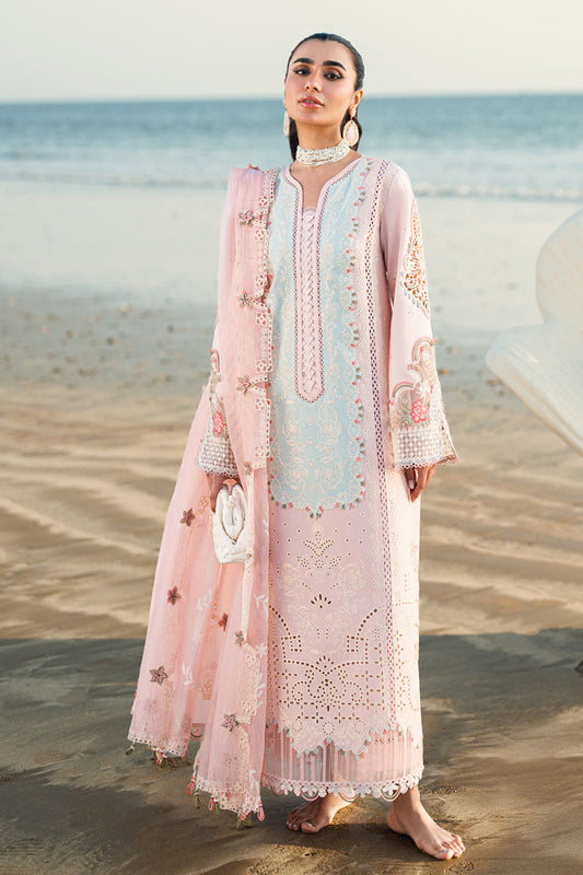 Qalamkar Luxury Lawn | Sahil 2025 | FK-08 REEM