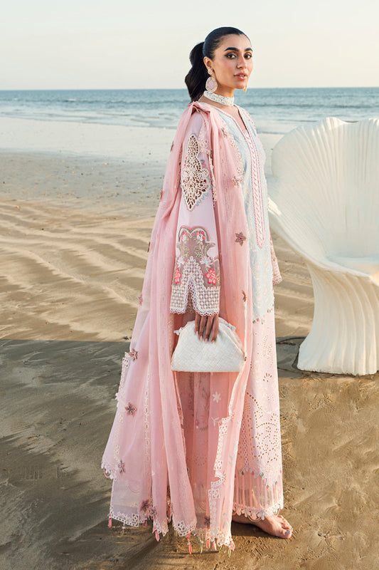Qalamkar Luxury Lawn | Sahil 2025 | FK-08 REEM