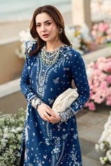 Qalamkar Luxury Lawn | Sahil 2025 | FK-05 AURORA