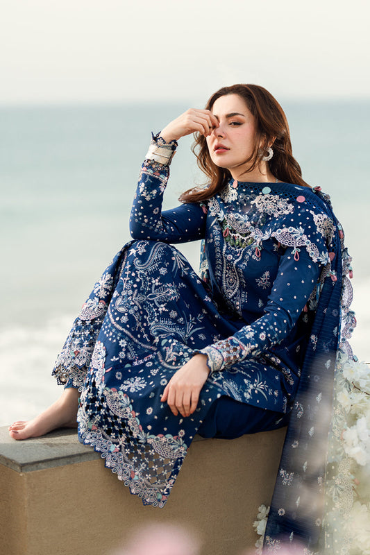 Qalamkar Luxury Lawn | Sahil 2025 | FK-05 AURORA