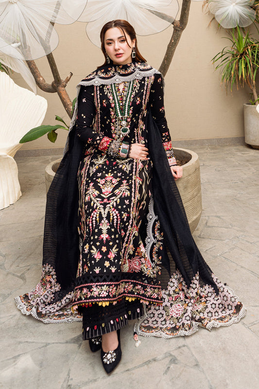 Qalamkar Luxury Lawn | Sahil 2025 | FK-15 HANNAH