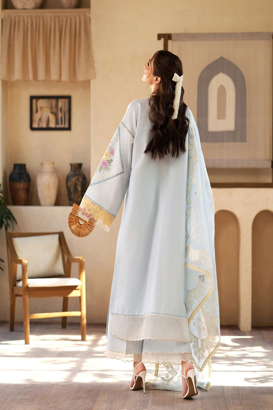 Maryam Hussain Luxury Lawn 2025 | Ocean