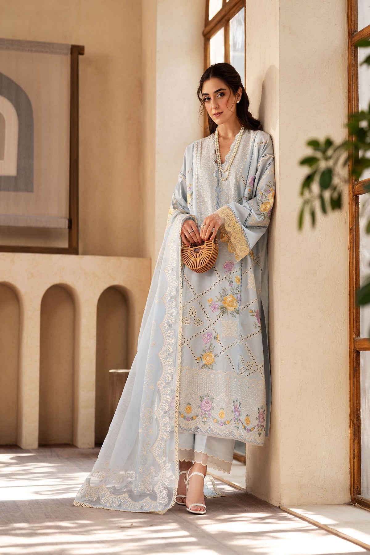 Maryam Hussain Luxury Lawn 2025 | Ocean