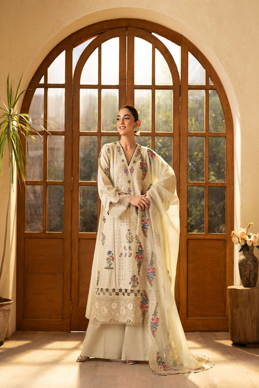 Maryam Hussain Luxury Lawn 2025 | Mint