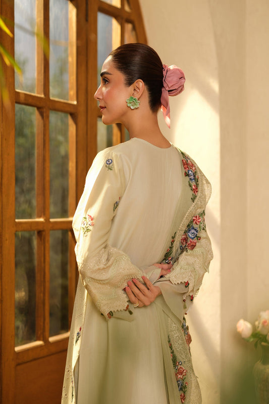 Maryam Hussain Luxury Lawn 2025 | Mint