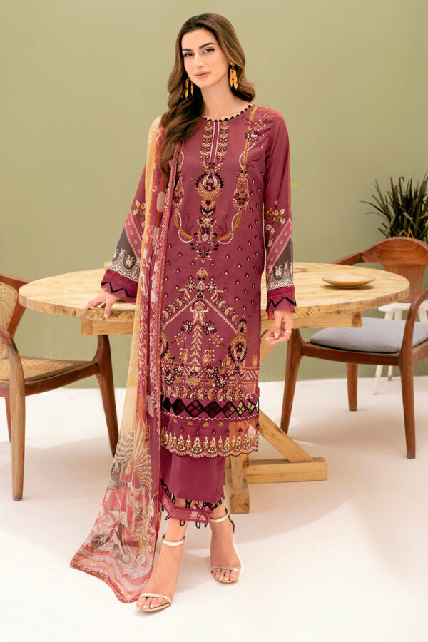 Ramsha Riwayat Luxury Lawn Vol 07 2023 | Y-708