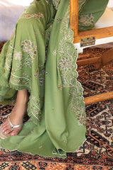 Gul Ahmed Winter 2026 - 3 Piece Embroidered Karandi Suit with Embroidered Karandi Dupatta–