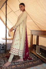 Gul Ahmed Winter 2026 - 3 Piece Embroidered Khaddar Suit with Embroidered Khaddar Dupatta–