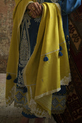 Gul Ahmed The Charm of Winter 2026 3 Piece Embroidered Khaddar Suit with Embroidered Khaddar Dupatta–