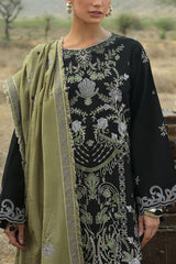 Gul Ahmed Winter 2026 - 3 Piece Embroidered Khaddar Suit with Embroidered Khaddar Dupatta–