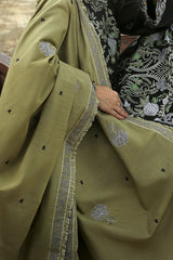 Gul Ahmed Winter 2026 - 3 Piece Embroidered Khaddar Suit with Embroidered Khaddar Dupatta–