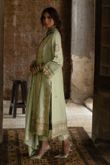 Gul Ahmed Winter 2026 - 3 Piece Embroidered Khaddar Suit with Embroidered Khaddar Dupatta–