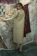 Gul Ahmed Winter 2026 - 2 Piece Embroidered Khaddar Suit– Embroidered-Khaddar-Shirt-Dyed-Trouser-Gulahm