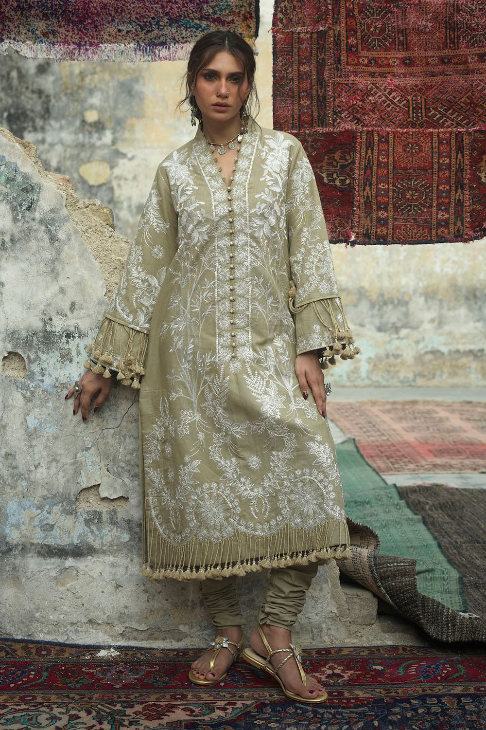 Gul Ahmed Winter 2026 - 2 Piece Embroidered Khaddar Suit