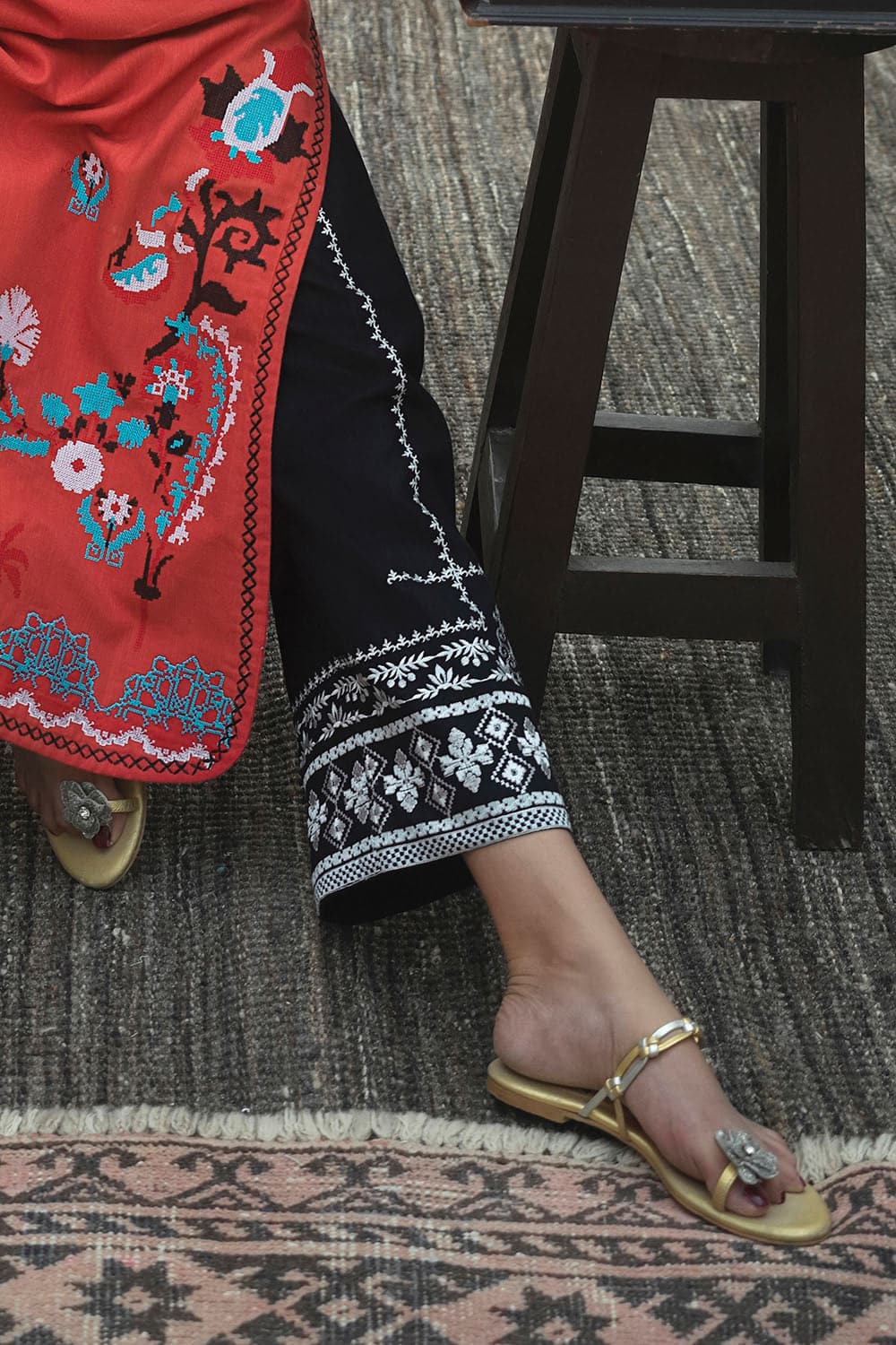 Gul Ahmed Winter 2026 - 2 Piece Embroidered Khaddar Suit– Embroidered-Khaddar-Shirt-Embroidered-Trouser