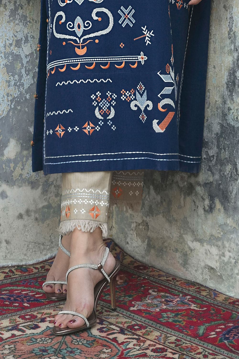 Gul Ahmed Winter 2026 - 2 Piece Embroidered Khaddar Suit– Embroidered-Khaddar-Shirt-Embroidered-Trouser