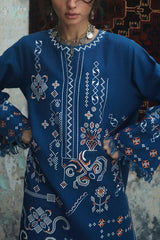 Gul Ahmed Winter 2026 - 2 Piece Embroidered Khaddar Suit– Embroidered-Khaddar-Shirt-Embroidered-Trouser