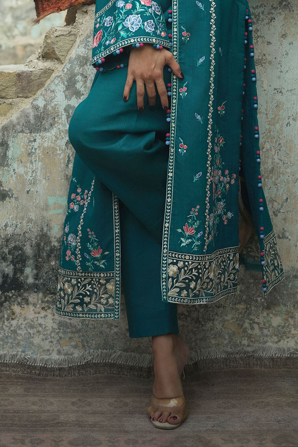 Gul Ahmed Winter 2026 - 2 Piece Embroidered Khaddar Suit– Embroidered-Khaddar-Shirt-Embroidered-Trouser
