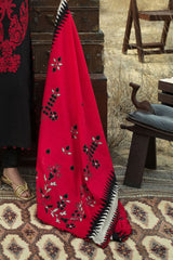 Gul Ahmed Winter 2026 - 3 Piece Embroidered Khaddar Suit with Embroidered Printed Khaddar Dupatta–